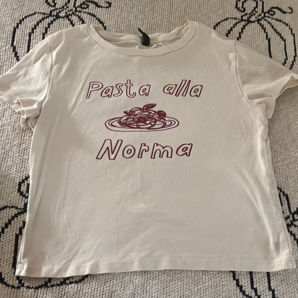 Divided Cream Tee